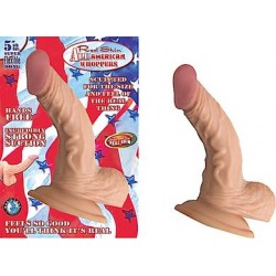All American Whoppers 5 Inch with Balls - Flesh 
