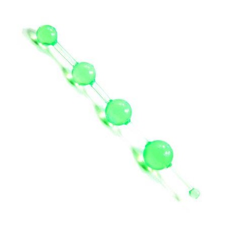 Jelly Thai Anal Beads - Green