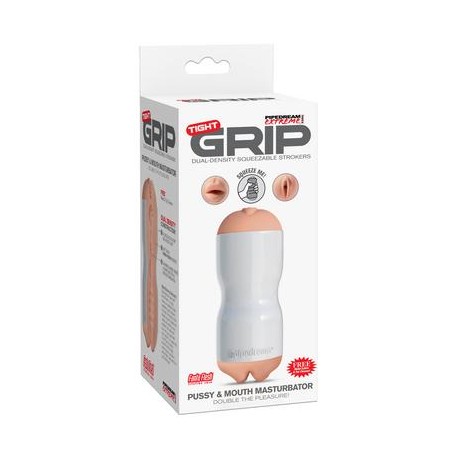 Pipedream Extreme Tight Grip Pussy and Mouth Masturbator 