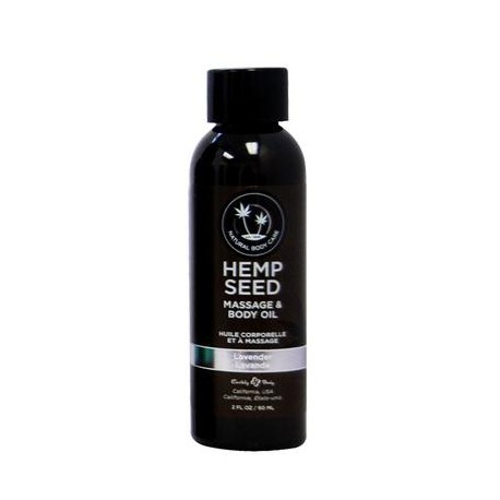 Lavender Hemp Seed Massage Oil - 2 Oz. 