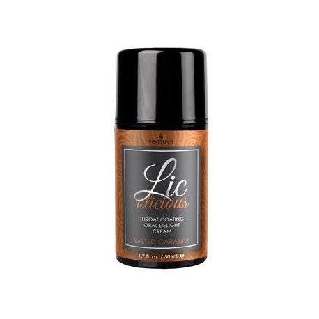 Lic-o-licious Salted Caramel Throat Coating Oral Delight Cream - 1.7 Fl. Oz. / 50 Ml 