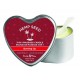3 in 1 Heart Massage Candle - Burning Up 