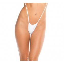 Suspender Thong - White - One Size 