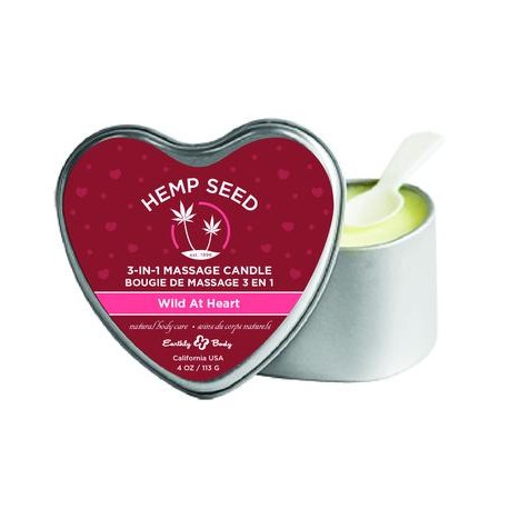 3 in 1 Heart Massage Candle - Wild at Heart 